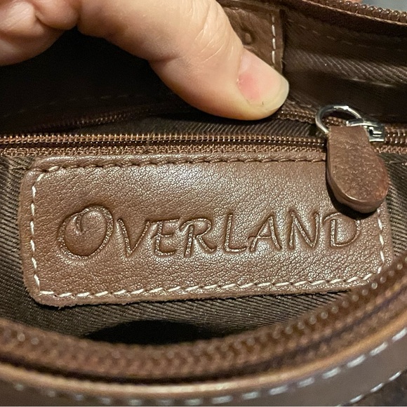 Cowhide wristlet w/coin purse - Picture 5 of 6